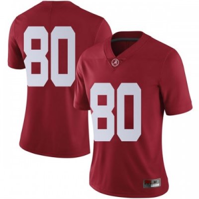 Women's Alabama Crimson Tide #80 Michael Parker Crimson Limited NCAA College Football Jersey 2403TSWB4